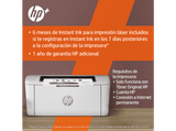 Impresora láser - HP Laserjet M110we, B&N, WiFi, USB, Fax, 6 meses Instant Ink con HP+, hasta 21 ppm, 7MD66E