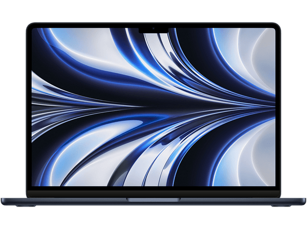 REACONDICIONADO Seminuevo Muy bueno Apple MacBook Air (2022), 13,6" Retina, Chip M2 de Apple, GPU 8 Núcleos, 8 GB, 256 GB SSD, macOS, Teclado Magic Keyboard Touch ID, Negro