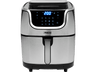 Freidora de aire - Princess 01.183318.01.750, 1700 W, 6.5 L, Pantalla digital, Con programas, Plata