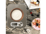 Balanza de cocina - Cecotec Cook Control 10200 EcoPower, 8 Kg, Pantalla LCD, Inox