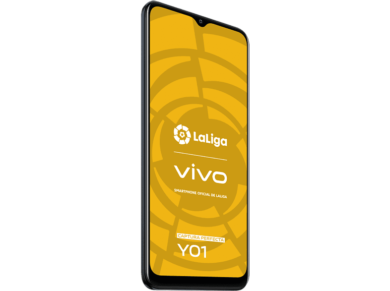 Móvil - vivo Y01, Elegant black, 32GB, 3GB RAM, 6.51 HD+, Mediatek Helio P35, 5000 mAh, Android 11 Go