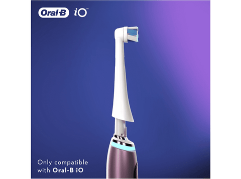 Recambio para cepillo dental - Oral-B iO Ultimate Clean, 2 cabezales, Blanco
