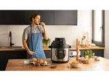 Robot de cocina - Cecotec GM H Fry, 1000 W, 6 L, 27 modos, 11 temperaturas, 5 presiones, Programable 24 horas, Incluye cabezal de aire caliente, Negro