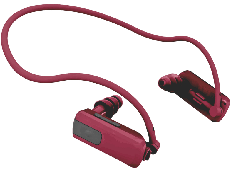 MP3 acuático - Sunstech Triton, 4GB, Sumergible 3 metros, Rojo