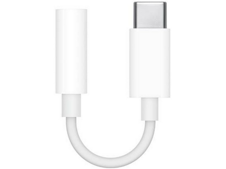 Cable adaptador - Apple USB-C a 3.5 mm Jack Adapter, Blanco