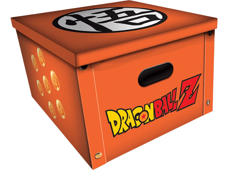 Caja organizadora - Pyramid Dragon Ball Z, Cartón, 37x37x23.5 cm, Naranja
