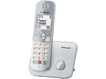 Teléfono - Panasonic KX-TG6851SP, Inalámbrico, Identificación de llamadas, No molestar, Plata + Base