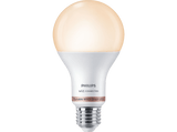 Bombilla inteligente - Philips A67 E27, Luz Blanca Fría/ Cálida, WiFi, Bluetooth, Smart Led, Blanco