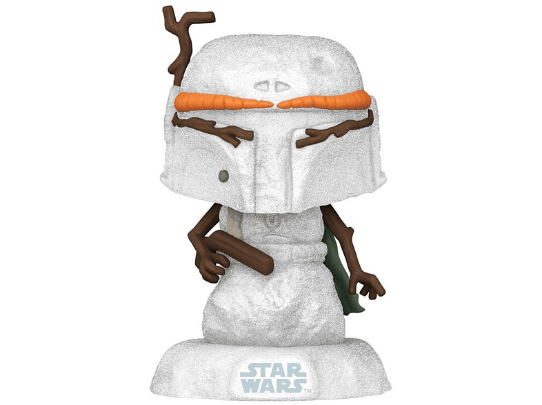 Figura - Funko POP! Star Wars Holiday: Snowman Boba Fett, Vinilo, 9.5 cm