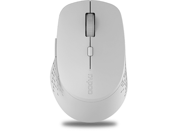 Ratón inalámbrico - Rapoo M300, Inalámbrico, 1600 ppp, Gris
