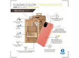 Funda - Muvit Recycletek, Para Apple iPhone 14, TPU, Trasera, Transparente