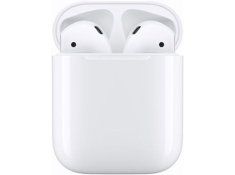 Apple AirPods (2019 2ª gen), Inalámbricos, Bluetooth®, Estuche Carga no Inalámbrica, Chip H1, Siri, Blanco