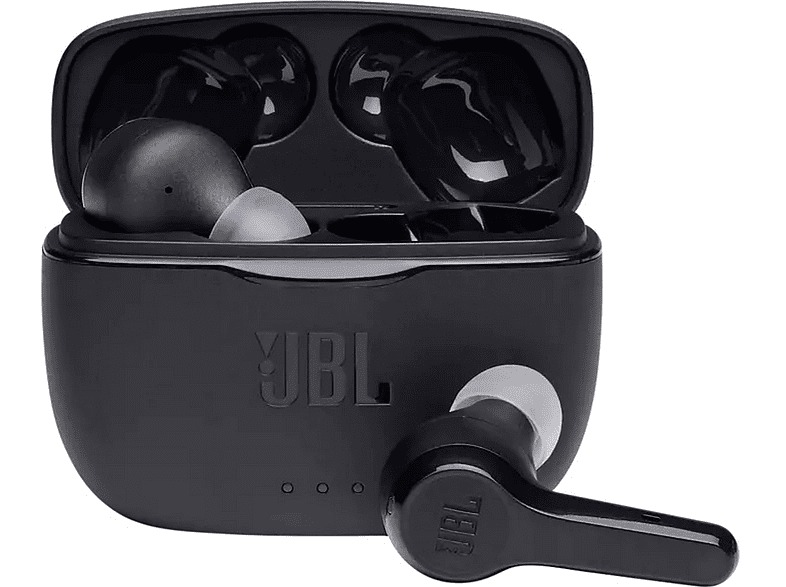 Auriculares inalámbricos - JBL Tune 215 TWS, True Wireless, Dual Connect, Negro + Estuche de carga