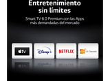 TV LED 55 -  LG 55NANO966PA, 8K NanoCell, SmartTV webOS 6.0, 8K α9 Gen4 con AI, HDR Dolby Vision, Plata