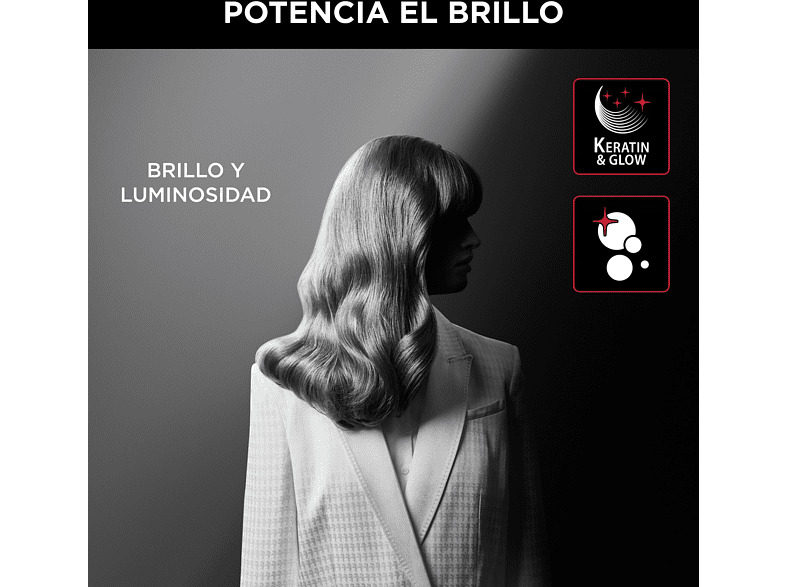 Secador -  Rowenta x Karl Lagerfeld CV887LF0 K/Pro Stylist, 2200 W, Motor AC Pro, 2 velocidades, 3 temperaturas, Tecnol. iónica, Keratin & Glow, Negro