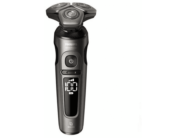 Afeitadora eléctrica - Philips Serie 9000 SP9872/15, 60 min, Uso en seco y mojado, Gris samos
