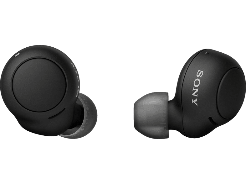 Auricular True Wireless - Sony WFC500B, Resistente al agua, Voice assist., Bluetooth, Carga rápida, 20h, Negro