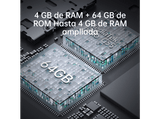 Móvil - OPPO A17, Midnight Black, 64 GB, 4 GB RAM, 6.5 HD+, MediaTek Helio G35, 5000 mAh, Android