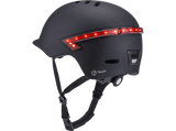 Casco - Youin LED, Talla M, LED intermitente, Mando a distancia, USB, Negro