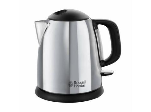 Hervidor de agua - Russell Hobbs 24990-70, acero inoxidable, 1 L, 2200 W