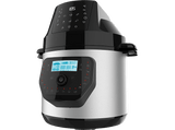 Robot de cocina - Cecotec Olla GM Modelo H Deluxe FRY, Multifunción, 1530 W, 6 L, Programable, Freidora de Aire, Báscula integrada, Negro y Plateado