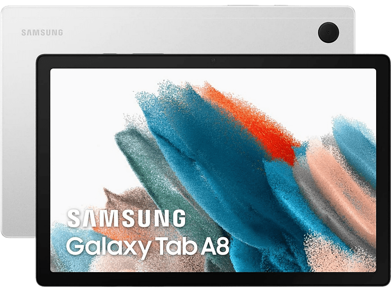 Tablet - Samsung Galaxy Tab A8, 32 GB eMMC, Plata, WiFi, 10.5 WUXGA, 3 GB RAM, Unisoc T618, Android 11
