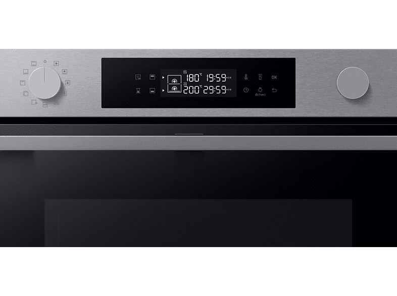 Horno - Samsung NV7B4530ZAS/U3, 76 l, Encastrable, Pirolítico, Inox