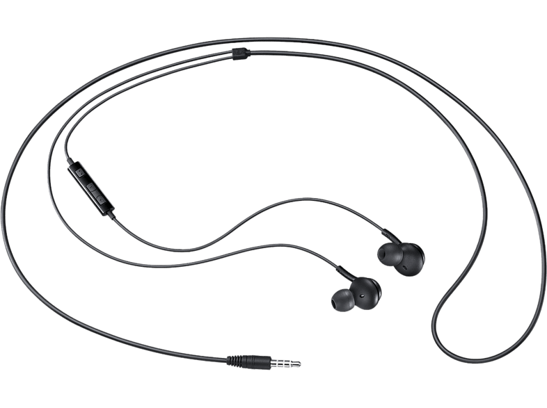 Auriculares de botón - Samsung EO-IA500BBEGWW, Jack 3.5 mm, Cable 1.2 m, Negro