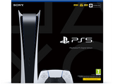 Consola - Sony PS5 Digital Edition C Chassis, 825 GB, 4K, Blanco y Negro