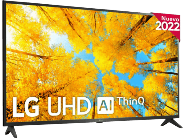 TV LED 55" - LG 55UQ75006LF, UHD 4K, Procesador Inteligente α5 Gen5 AI Processor 4K, Smart TV, DVB-T2 (H.265), Negro