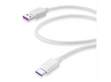 Cable USB - Cellular Line USB Super Charge, USB-C, Blanco