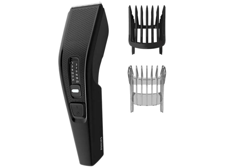 Cortapelos - Philips Hairclipper series 3000 HC3510/15, 13 longitudes  Cuchillas autoafilables, Negro
