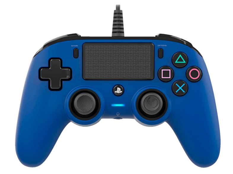 Mando - Nacon, PS4 Controller, con cable, Azul