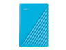 Disco duro portátil 4 TB - WD My Passport, Azul, USB 3.2, seguridad mediante contraseña