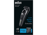 Barbero - Braun Series 5 BT5450, Recortadora De Barba, 40 Ajustes de longitud, 5 accesorios, 100 min autonomía