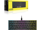 Teclado gaming - Corsair K65 RGB Mini 60% Mechanical, USB, RGB, 100% Anti-Ghosting, Negro