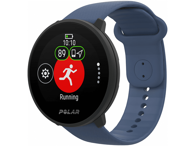 SportWatch - Polar Unite, Bluetooth, Resistente al agua, Modos deportivos, Control sueño, Notificaciones, Azul