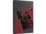 Disco duro externo - Seagate Firecuda Star Wars Darth Vader, 2 TB, USB, Negro, Rojo