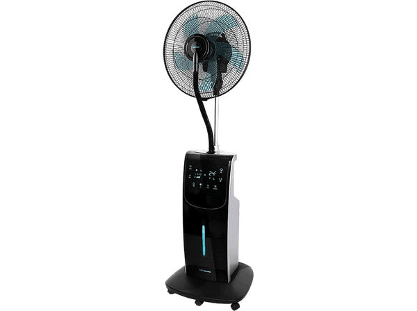 Ventilador de agua - Cecotec EnergySilence 790 FreshEssence Ionic, 90 W, 3.1 l, 12 h, Control remoto, Negro