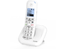 Teléfono - Alcatel XL785 Single, Inalámbrico, Contestador, Bloqueo de llamadas, Agenda 100 contactos, Manos libres, Audio-Boost, Blanco