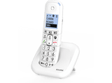 Teléfono - Alcatel XL785 Single, Inalámbrico, Contestador, Bloqueo de llamadas, Agenda 100 contactos, Manos libres, Audio-Boost, Blanco