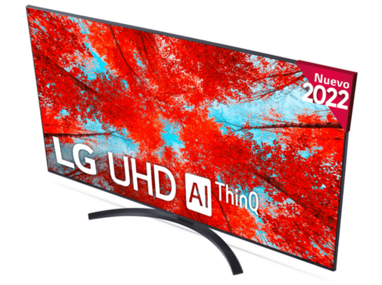 TV LED 55 - LG 55UQ91006LA, UHD 4K, Procesador Inteligente α5 Gen5 AI Processor 4K, Smart TV, DVB-T2 (H.265), Azul Oscuro Ceniza