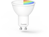 Bombilla inteligente - HAMA WLAN LED, GU10, 5,5 W RGBW, Reflector, LED, Multicolor