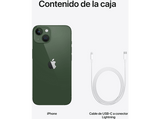 Apple iPhone 13, Verde, 128 GB, 5G, 6.1 OLED Super Retina XDR, Chip A15 Bionic, iOS