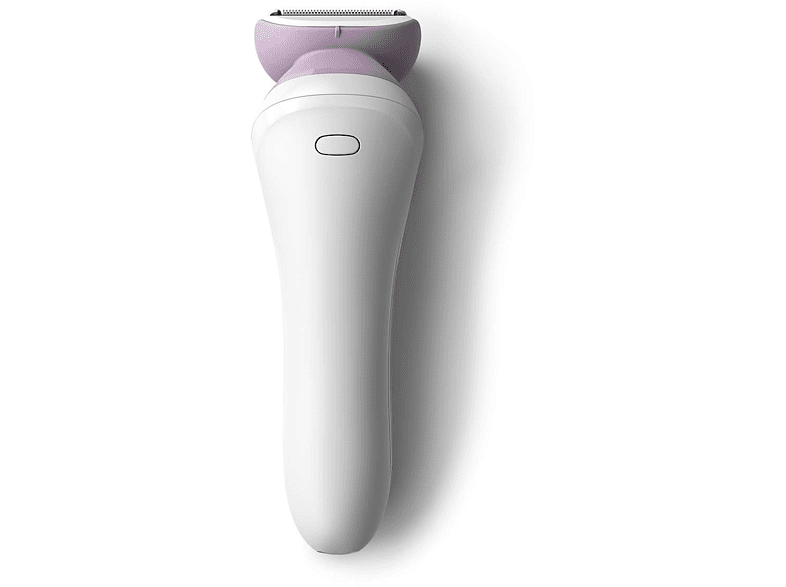 Afeitadora femenina - Philips BRL136/00, Apta para zonas sensibles, Uso en seco y humedo, Más de 4 accesorios, Rosa