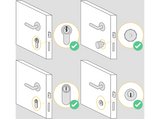 Cerradura electrónica - Nuki Smart Lock 3.0, Inteligente, Abrepuertas, Compatible con Nuki Bridge, Blanco