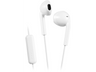 Auriculares de botón - JVC HA-F17M-W-E, Micrófono, Cable de 1 metro, IPX2, Blanco