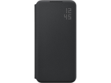 Funda - Samsung Led View Cover,Tapa de libro, Para Samsung Galaxy S22+, TPU, Iconos LED, Negro, Revestimiento antimicrobiano