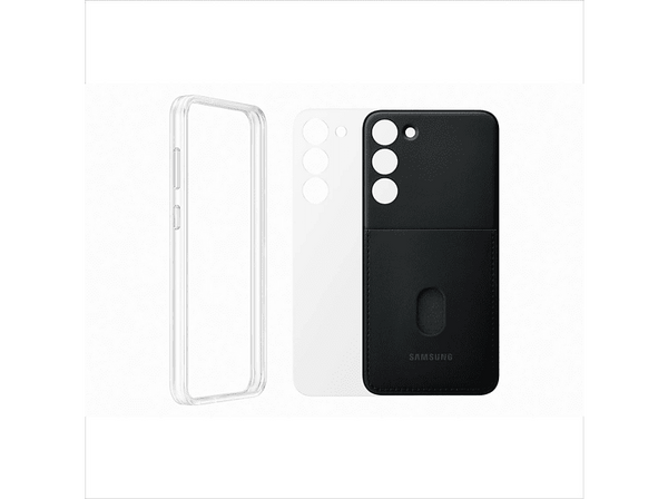 Funda - Samsung, Para Samsung Galaxy S23+ 5G, Con Marco, TPU, Trasera, Negro