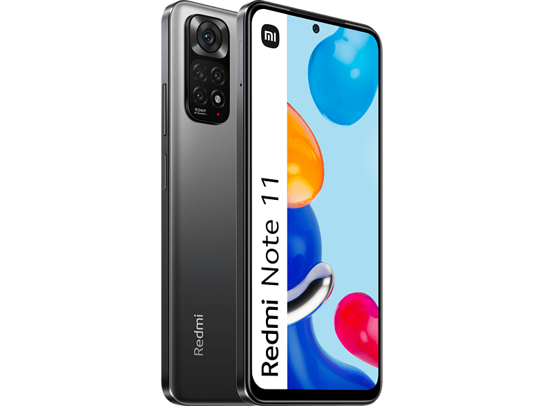 Móvil - Xiaomi Redmi Note 11, Gris Grafito, 128 GB, 6 GB, 6.43  Full HD+, Snapdragon® 680, 5000 mAh, Android